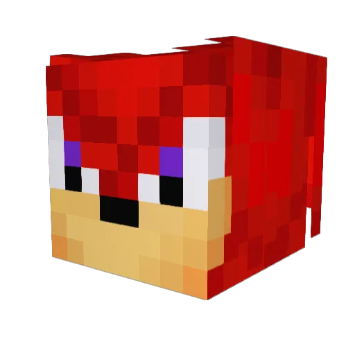 BeefPizzle Minecraft avatar head, 3D render