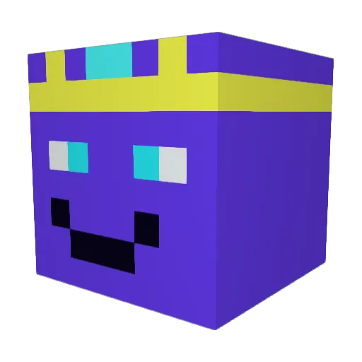 Beef_2_Point_0 Minecraft avatar head, 3D render