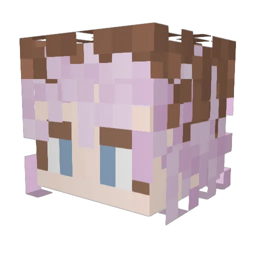 Beef_Quake_ Minecraft avatar head, 3D render