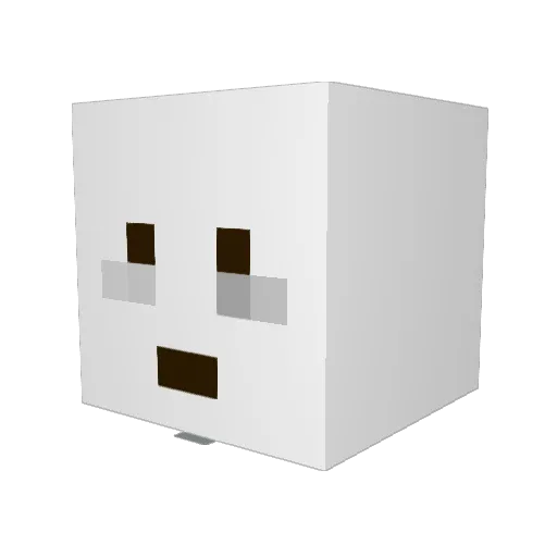 BeefsStone Minecraft avatar head, 3D render