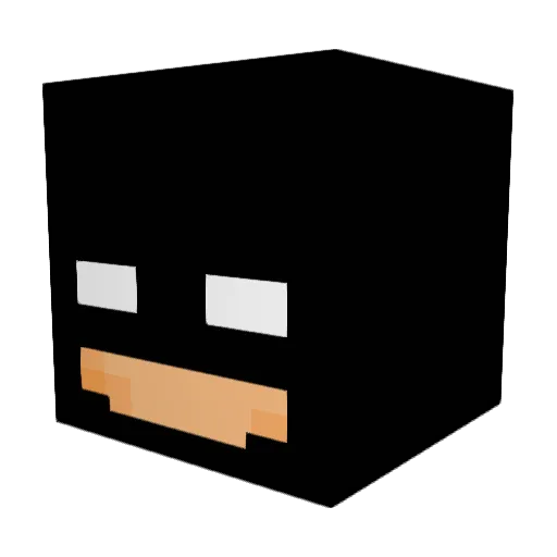 BeefyBoi22 Minecraft avatar head, 3D render