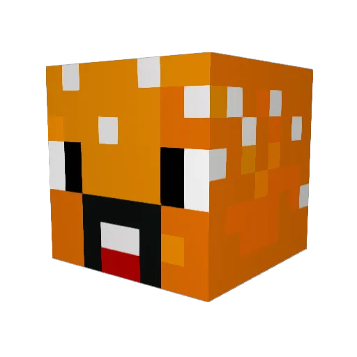 Beefyburger88 Minecraft avatar head, 3D render