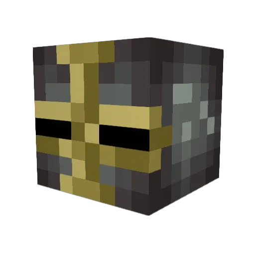 Beegesttoe Minecraft avatar head, 3D render