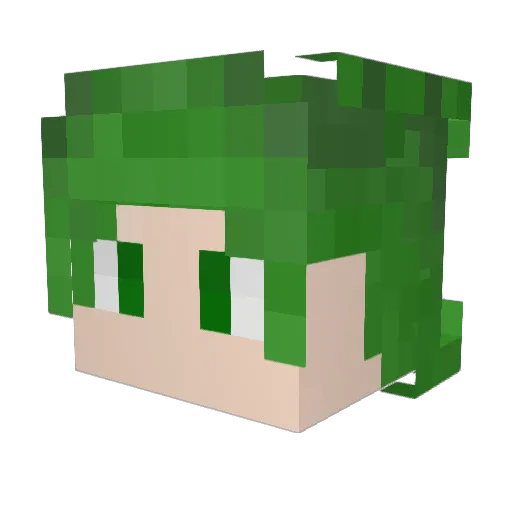 Beeing_Cn Minecraft avatar head, 3D render