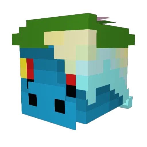 Beelzis_ Minecraft avatar head, 3D render