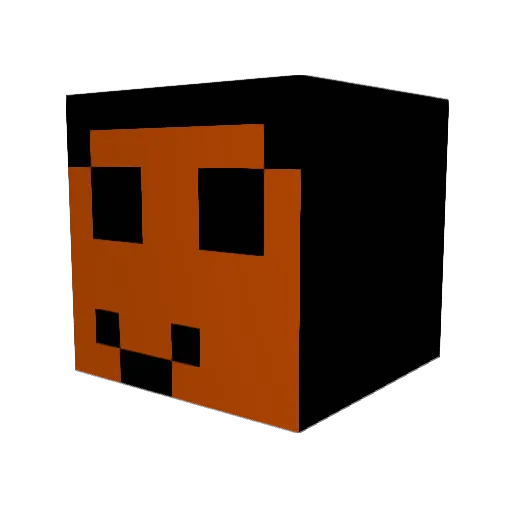 Beemable Minecraft avatar head, 3D render