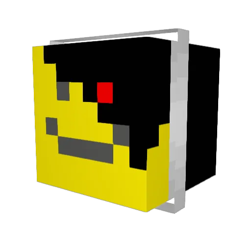 Beenjinho Minecraft avatar head, 3D render