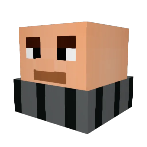 BeenoChung0130 Minecraft avatar head, 3D render
