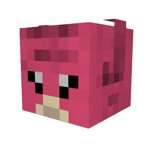BeepBeep23 Minecraft avatar head, 3D render