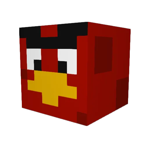 BeepBoopRobot27 Minecraft avatar head, 3D render