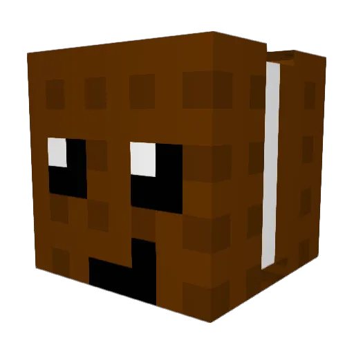 BeepBoopTunes Minecraft avatar head, 3D render