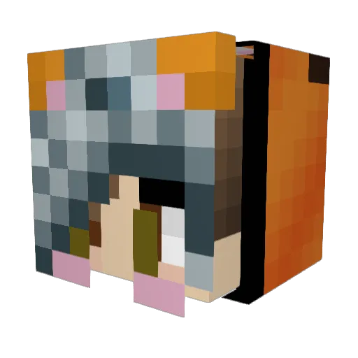 Beepimajeep247 Minecraft avatar head, 3D render