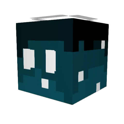 BeepoBanter Minecraft avatar head, 3D render