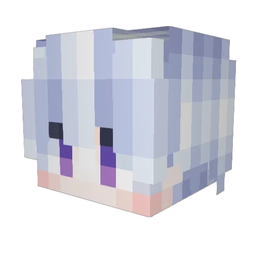 BeerKunGZz Minecraft avatar head, 3D render