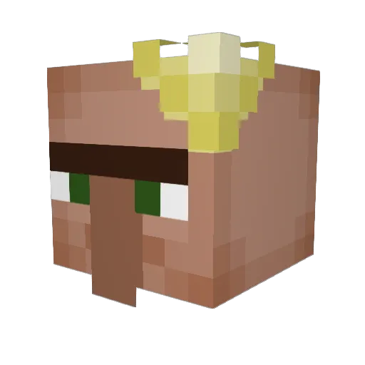 BeerLover100 Minecraft avatar head, 3D render