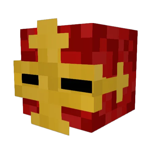 Beerencrafter Minecraft avatar head, 3D render