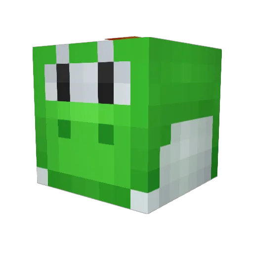 Beerus_23 Minecraft avatar head, 3D render