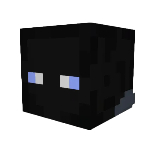 Beesar_ Minecraft avatar head, 3D render
