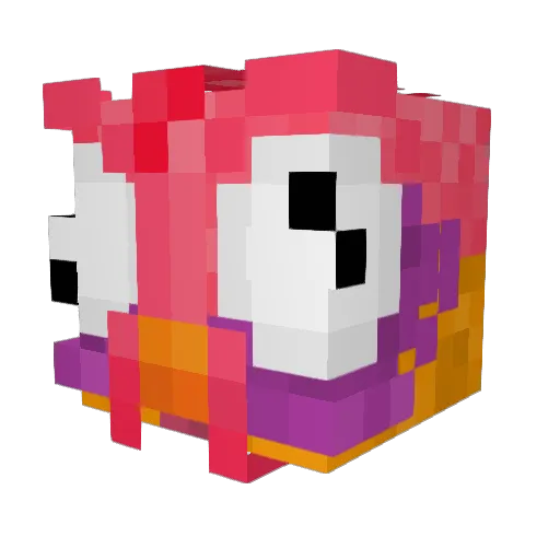 BeestModer2011 Minecraft avatar head, 3D render