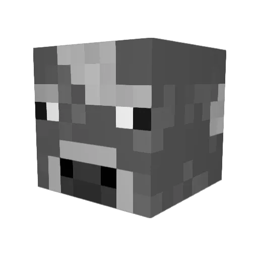 BeestenBende Minecraft avatar head, 3D render