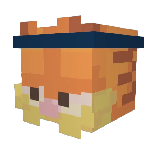 Beestyr Minecraft avatar head, 3D render