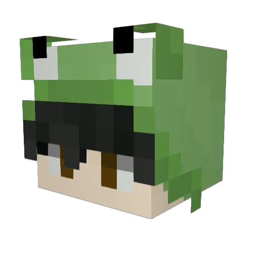 BeethovenViirus Minecraft avatar head, 3D render