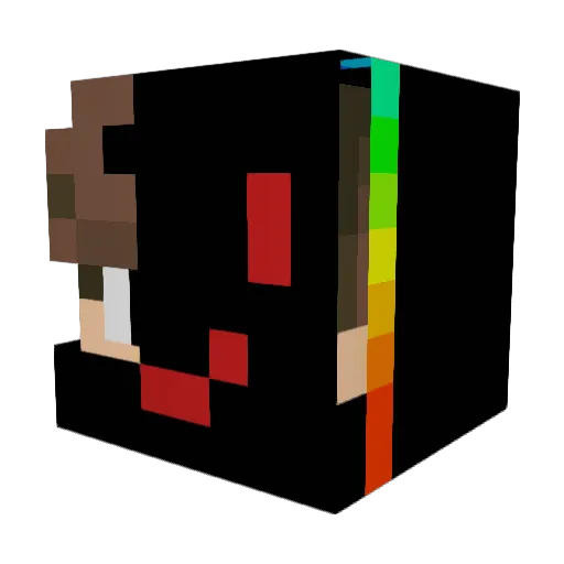 BeetleCamera979 Minecraft avatar head, 3D render