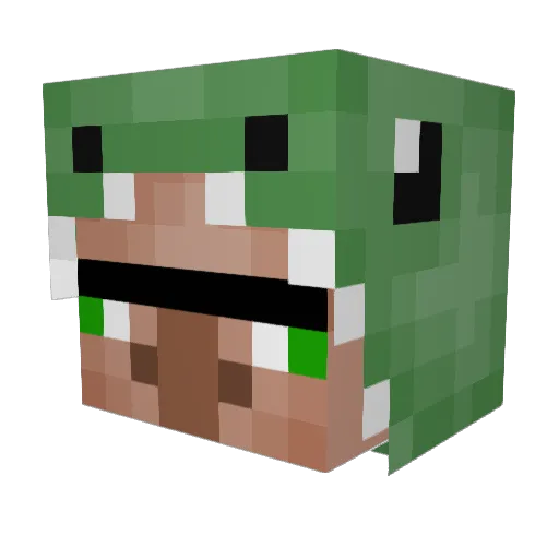 Beetleconsumer Minecraft avatar head, 3D render