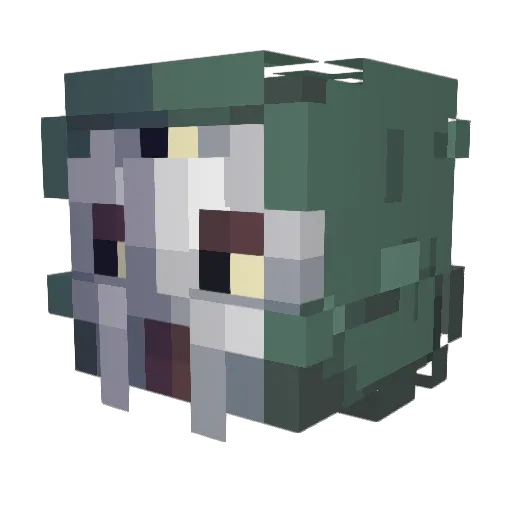 BeezerMagee Minecraft avatar head, 3D render