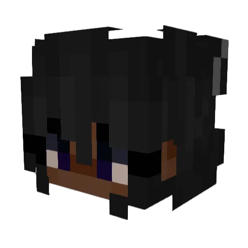 Beezersneez Minecraft avatar head, 3D render