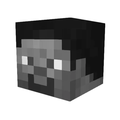Begem Minecraft avatar head, 3D render