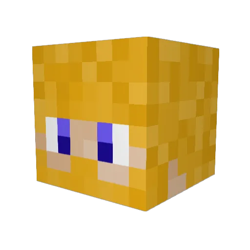 BeheerBeer Minecraft avatar head, 3D render