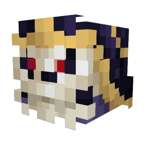 Beheldspartan64 Minecraft avatar head, 3D render