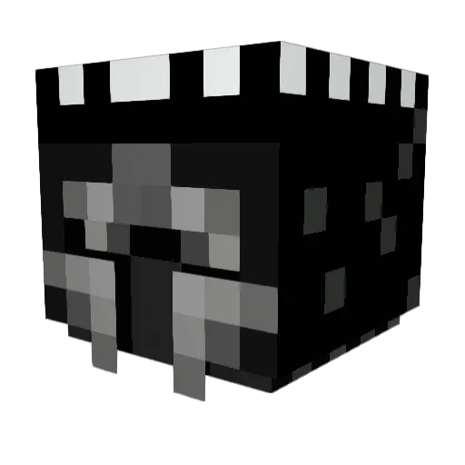 BehindtheShadows Minecraft avatar head, 3D render