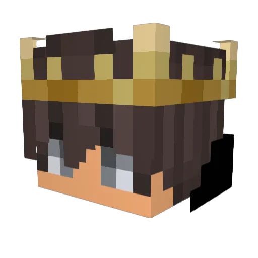Bei3zam Minecraft avatar head, 3D render