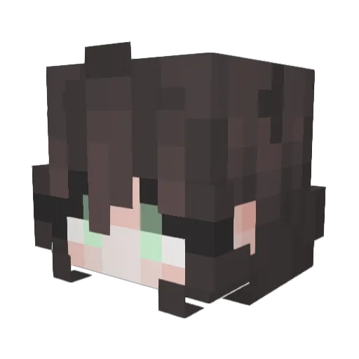 BeiLe1125 Minecraft avatar head, 3D render