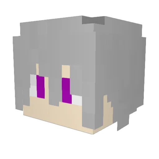 BeiShengSB Minecraft avatar head, 3D render
