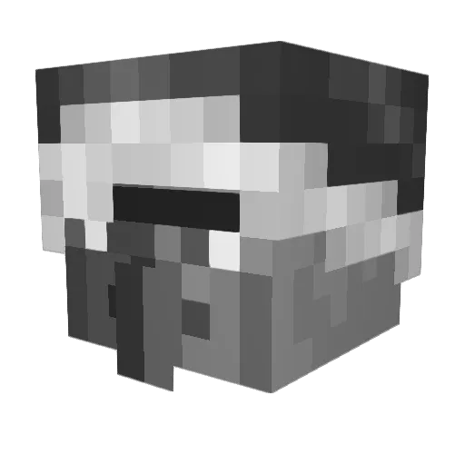 BeingVenezuelan Minecraft avatar head, 3D render