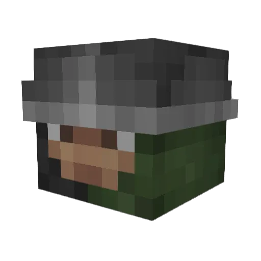 Being_Stupid Minecraft avatar head, 3D render