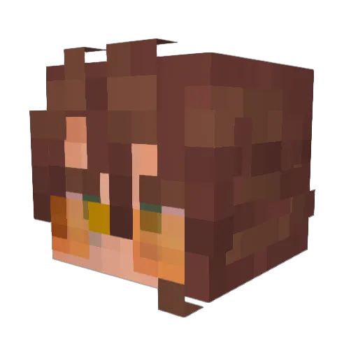 Beisl_ Minecraft avatar head, 3D render