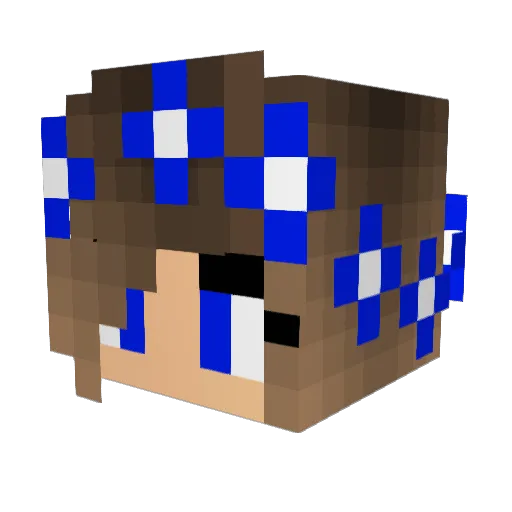 Bekin1991 Minecraft avatar head, 3D render