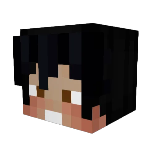 BekirAsaffYT Minecraft avatar head, 3D render