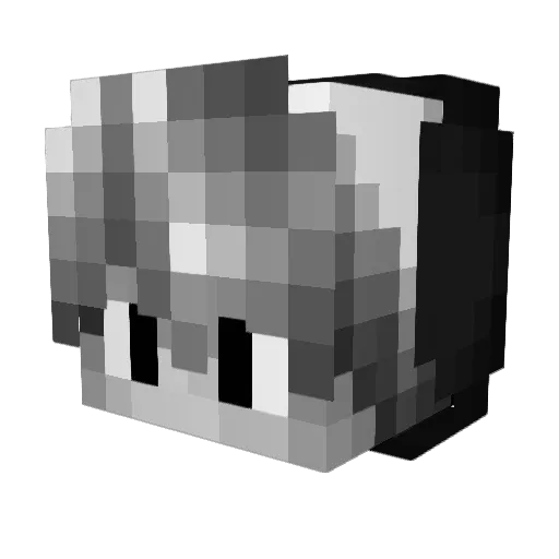 BekoReisHD Minecraft avatar head, 3D render
