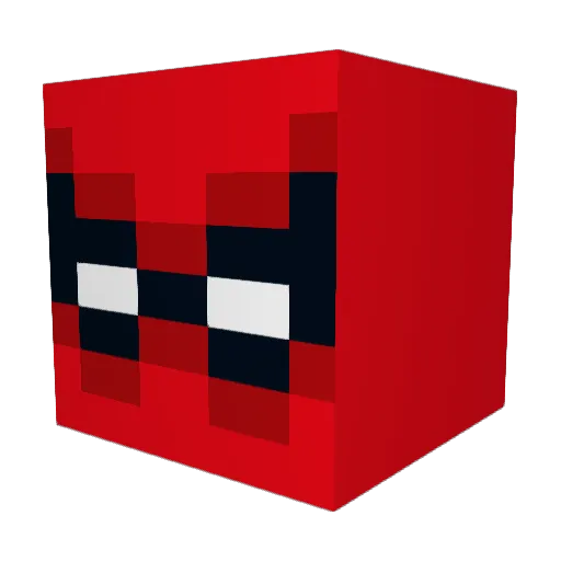 Bekolanddd Minecraft avatar head, 3D render