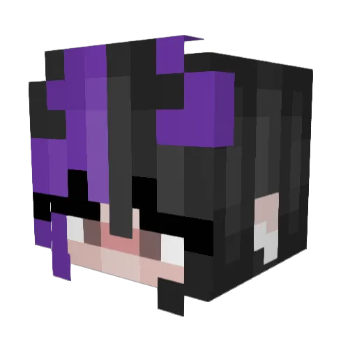 BelIsco Minecraft avatar head, 3D render