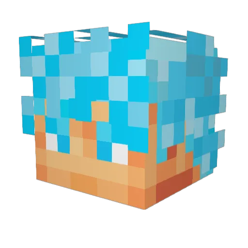 Belac922 Minecraft avatar head, 3D render
