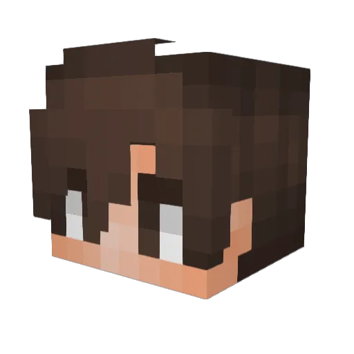 Belatucadros Minecraft avatar head, 3D render
