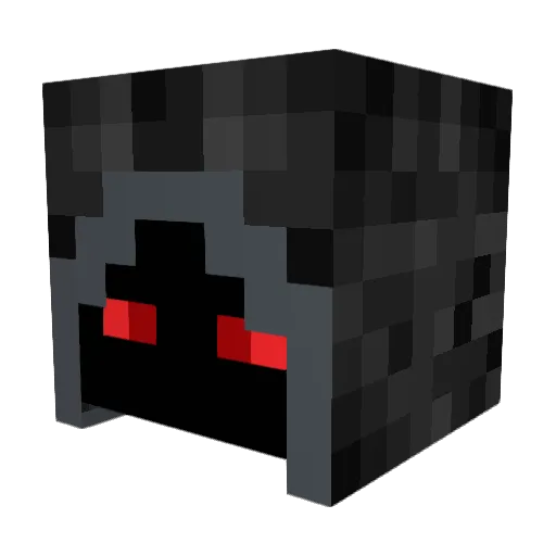 Belfagor Minecraft avatar head, 3D render