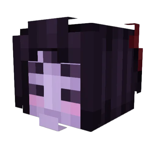 Belgert Minecraft avatar head, 3D render