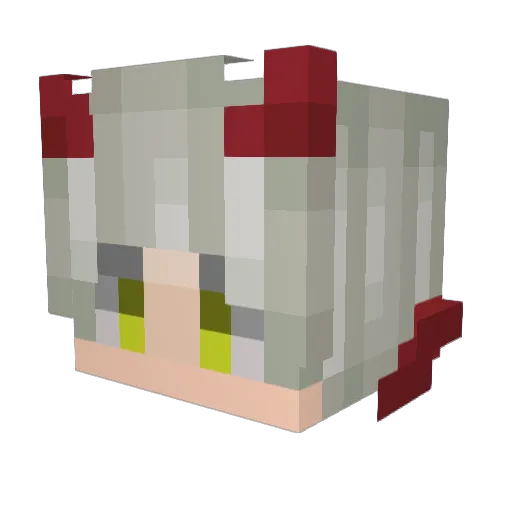 Belial_68 Minecraft avatar head, 3D render